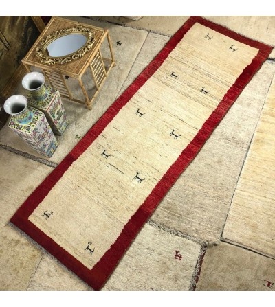 Alfombra Étnica moderna Persa roja y beige producto