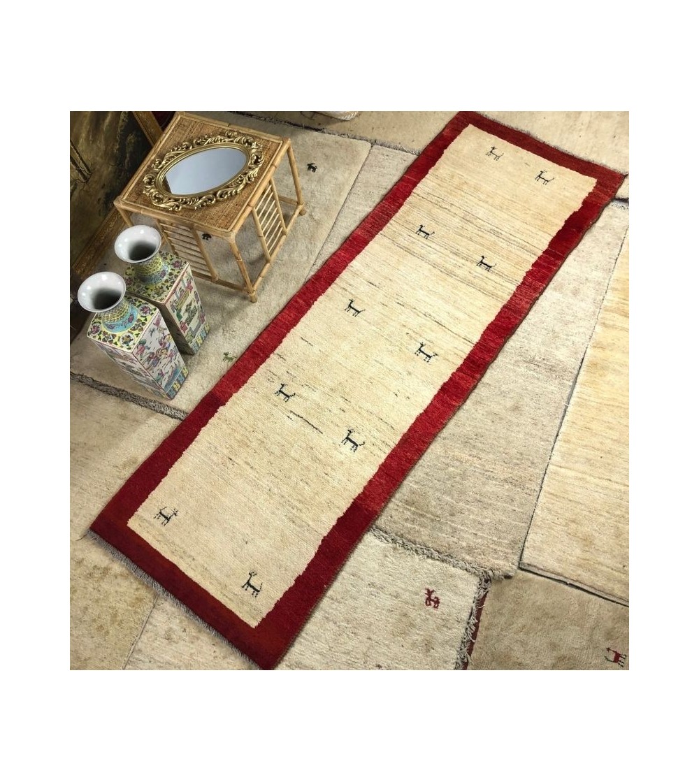 Alfombra Étnica moderna Persa roja y beige producto