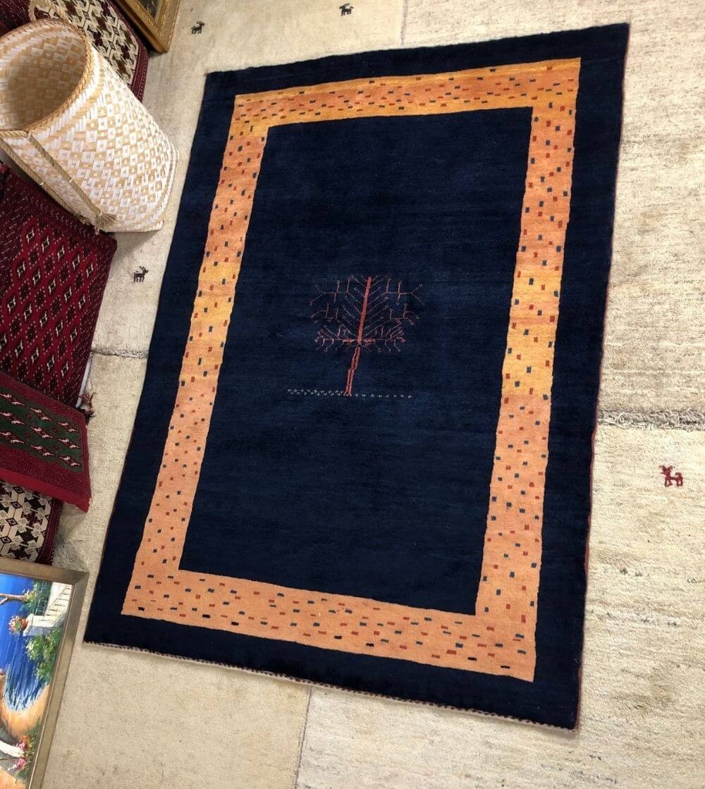 Alfombra étnica premium Persa contemporánea azul producto