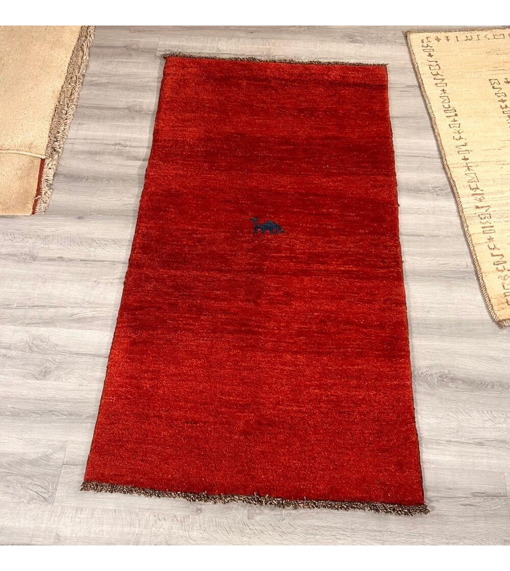 Alfombra Étnica Gabbeh Persa roja